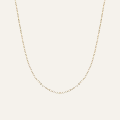 Crimped Oval Link Chain Necklace | Product Collection 2026