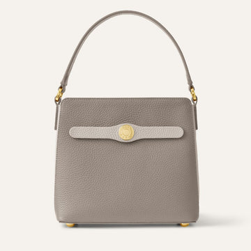 Rosa Handbag | Taupe Porcelain with Gold hardware