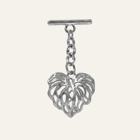 Heart Palm Tassel | Silver