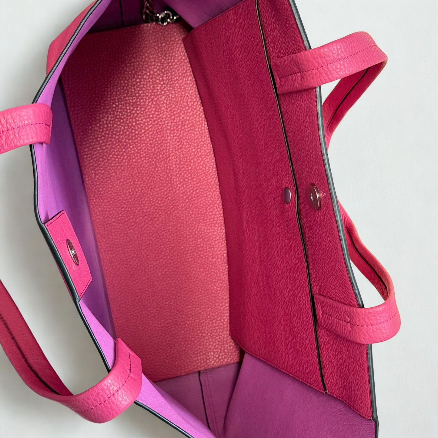 Michelle Tote Preloved | Orchid with Silver hardware