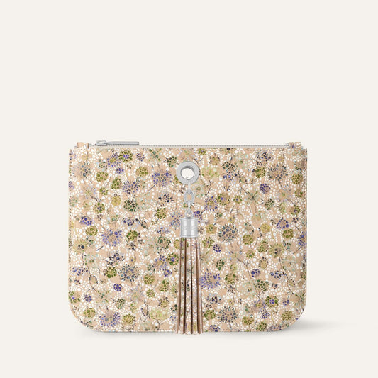 Ivy | Petal Bloom with Silver hardware