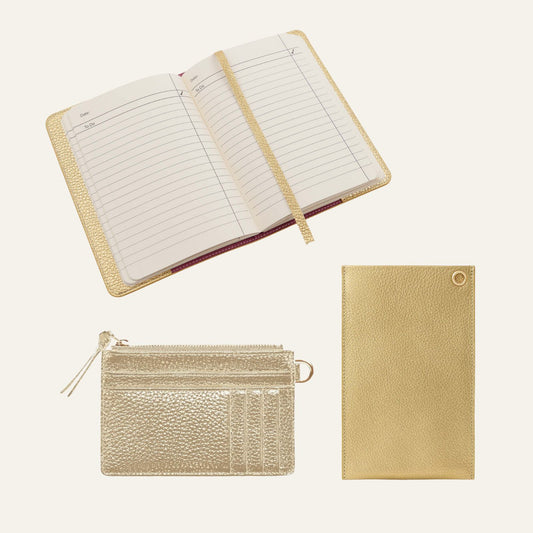 In Bag Trio | with Gold Hardware