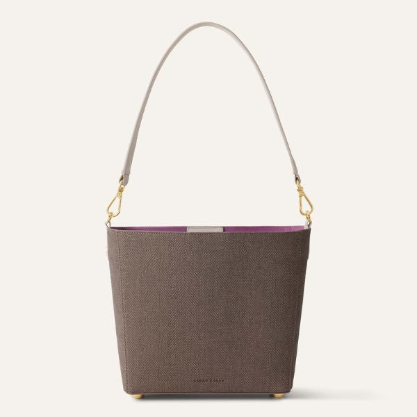 Mini S | Chestnut Porcelain with Gold hardware