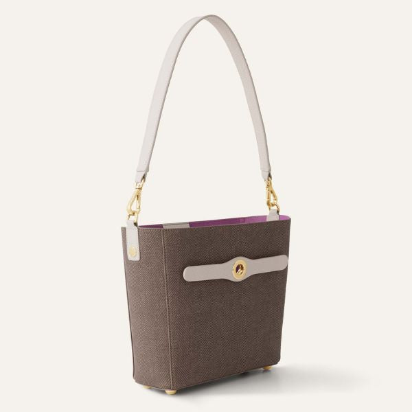 Mini S | Chestnut Porcelain with Gold hardware