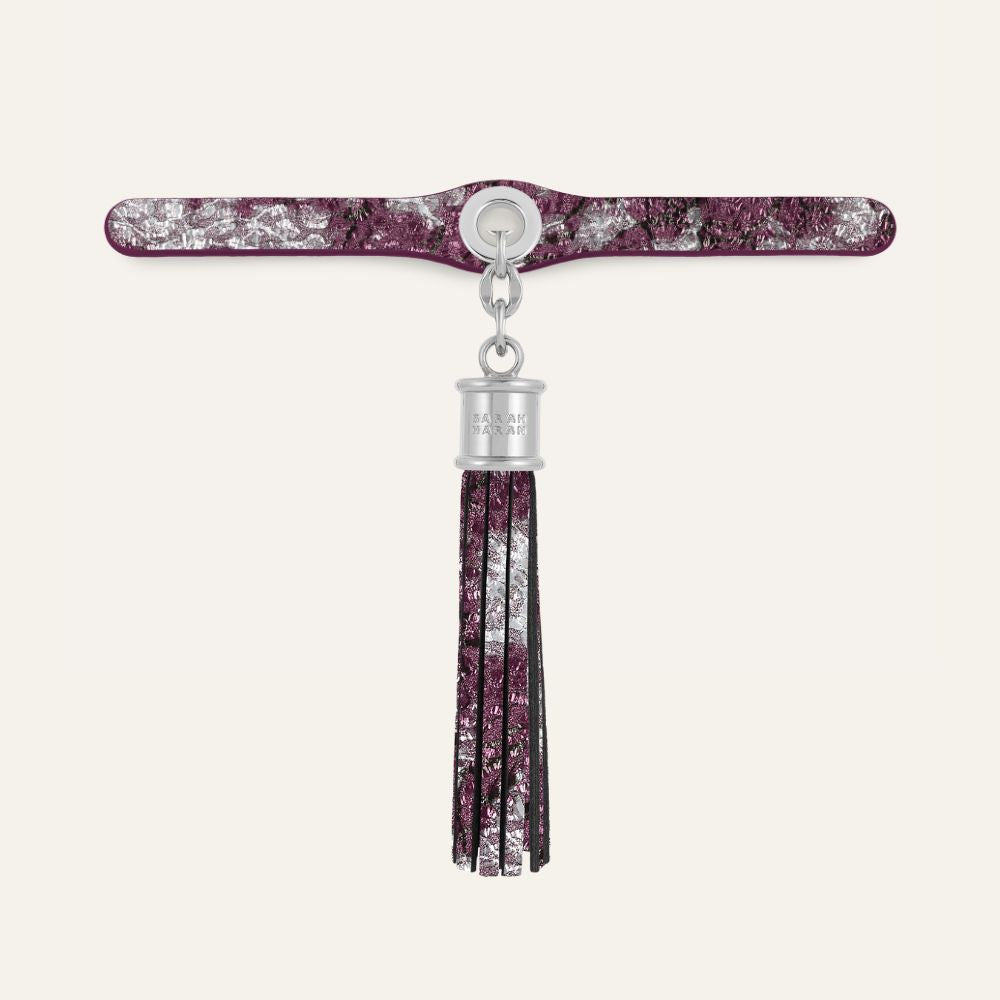 Deco Duo | Cheri Lace with Silver hardware