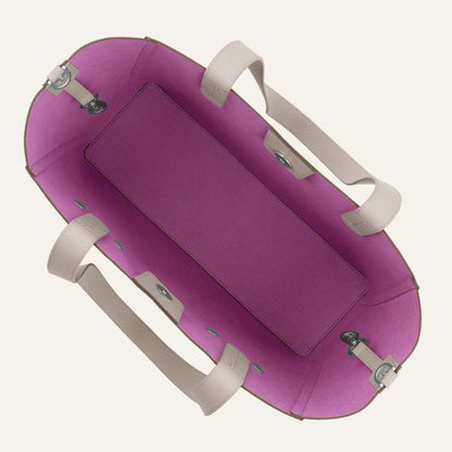 Sarah Tote | Chestnut Porcelain with Silver hardware