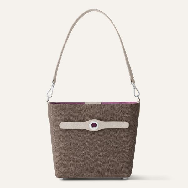 Mini S | Chestnut Porcelain with Silver hardware