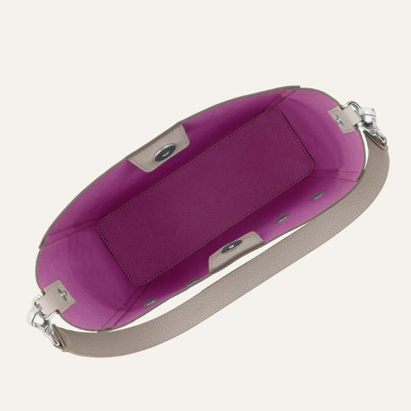 Mini S | Chestnut Porcelain with Silver hardware