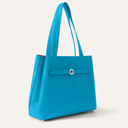 Sarah Tote | Atlantis with Silver hardware