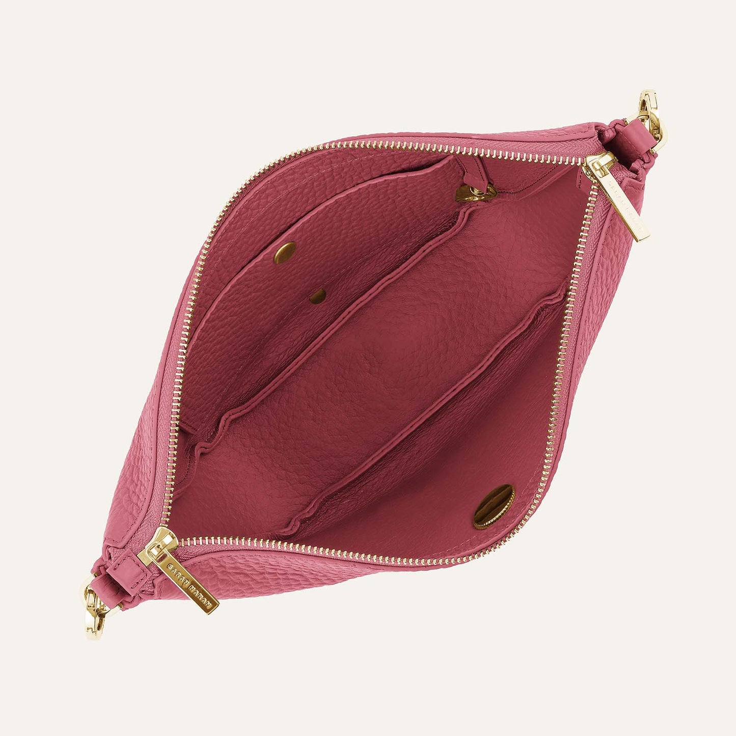Tansy Sling | Aurora Pink Bicouture with Gold hardware