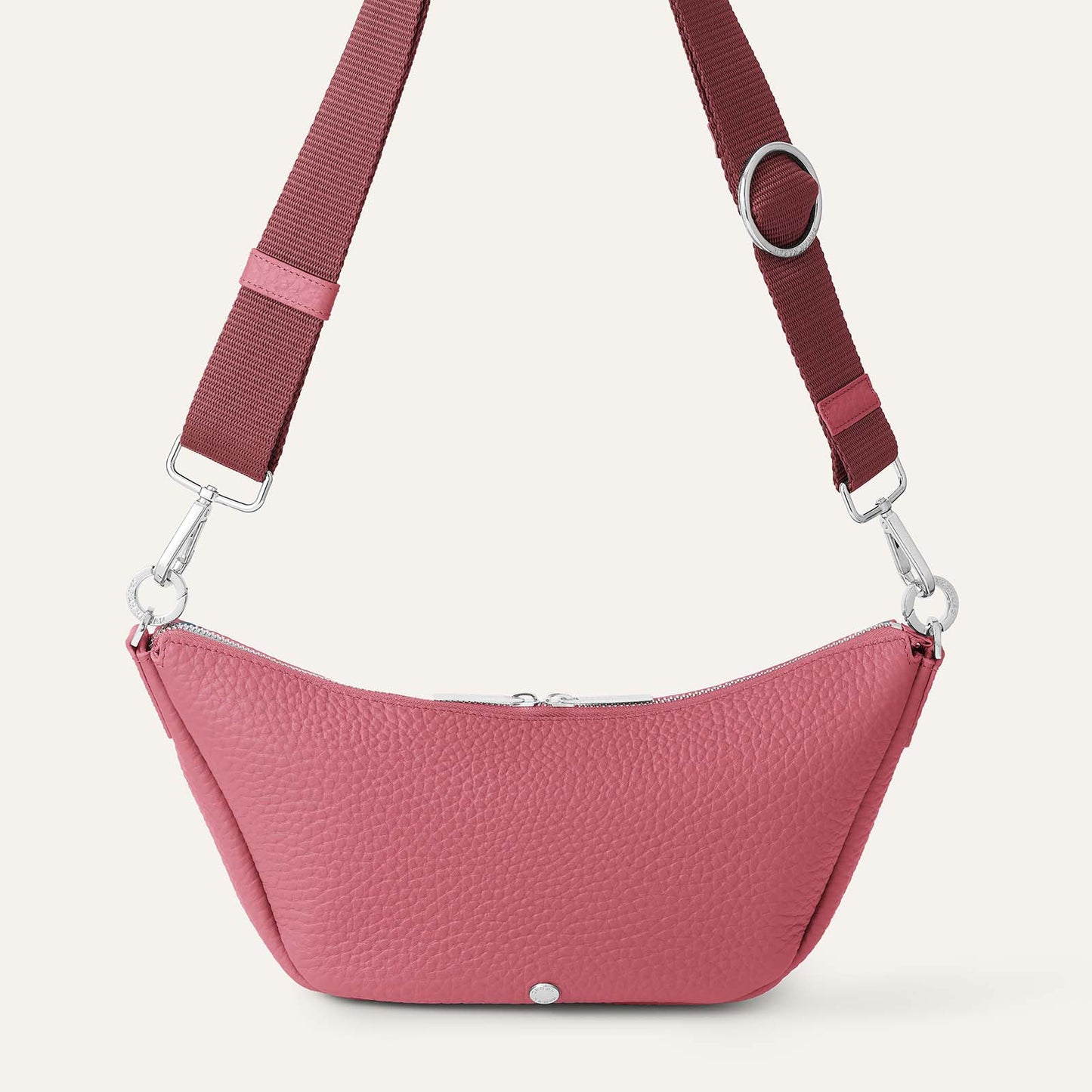 Tansy Sling | Aurora Pink Bicouture with Silver hardware