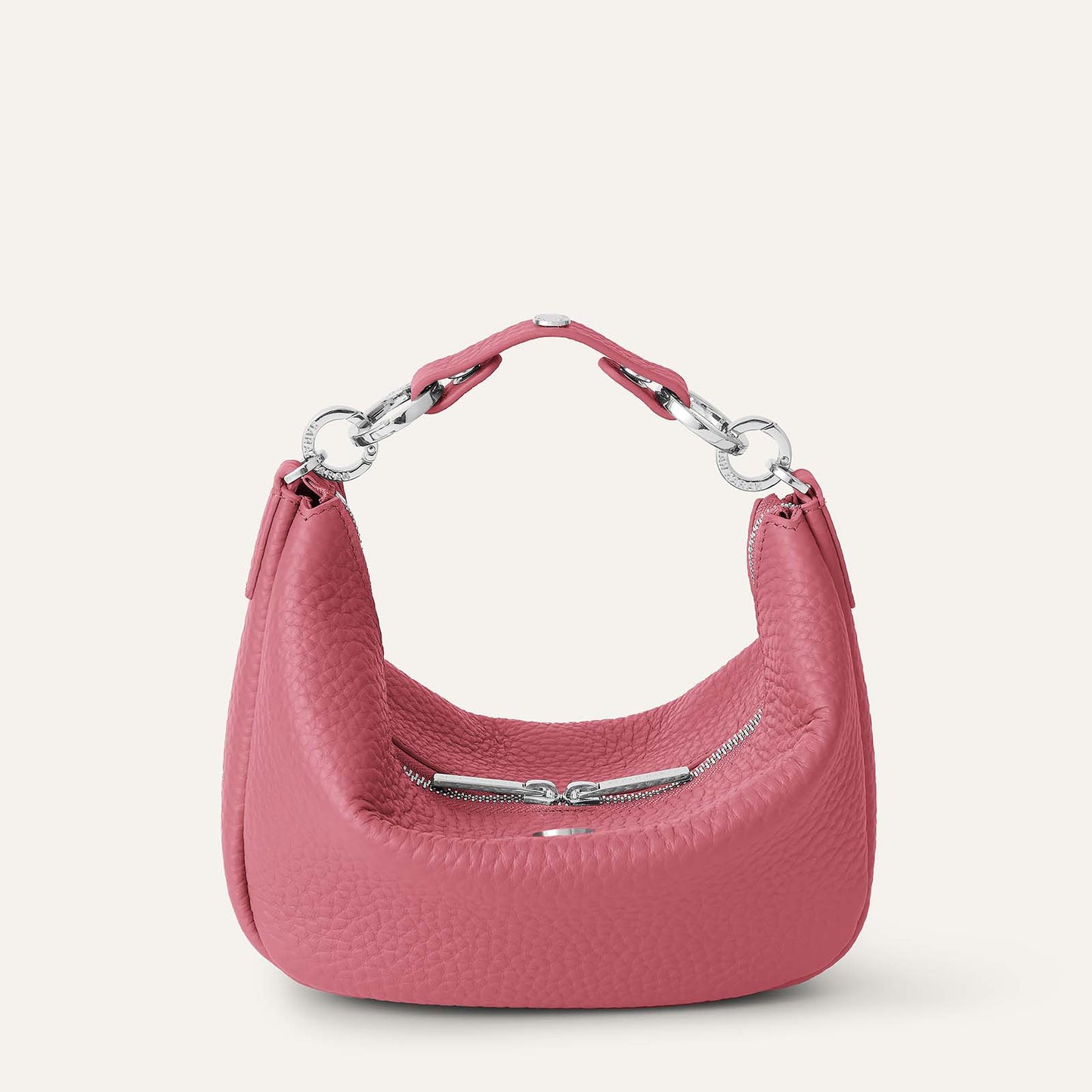 Tansy Sling | Aurora Pink Bicouture with Silver hardware