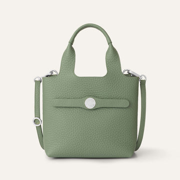 Tansy Mini | Bamboo with Silver hardware