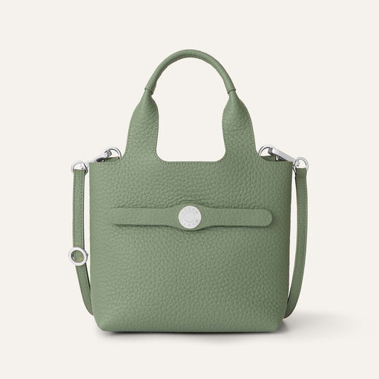 Tansy Mini | Bamboo with Silver hardware