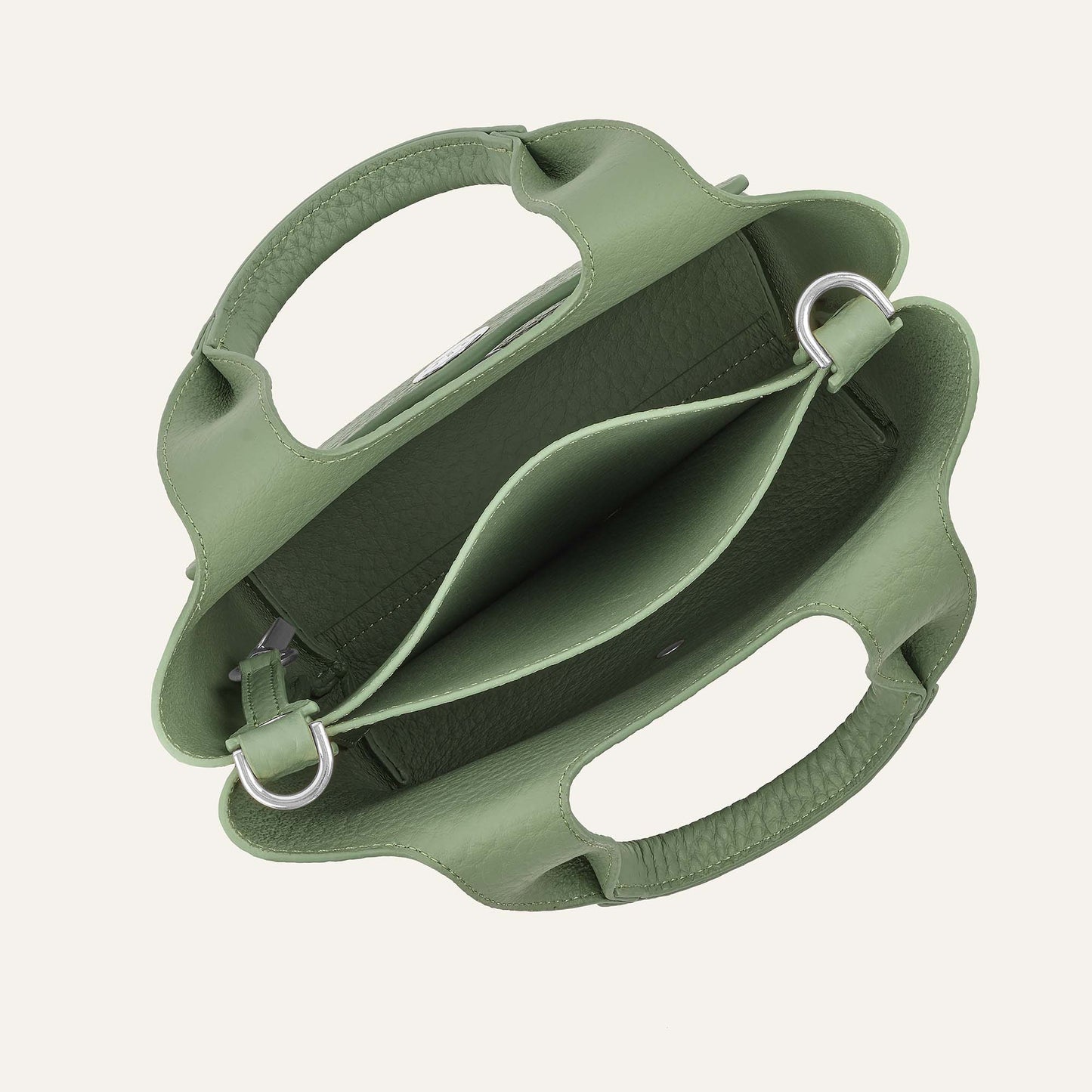 Tansy Mini | Bamboo with Silver hardware