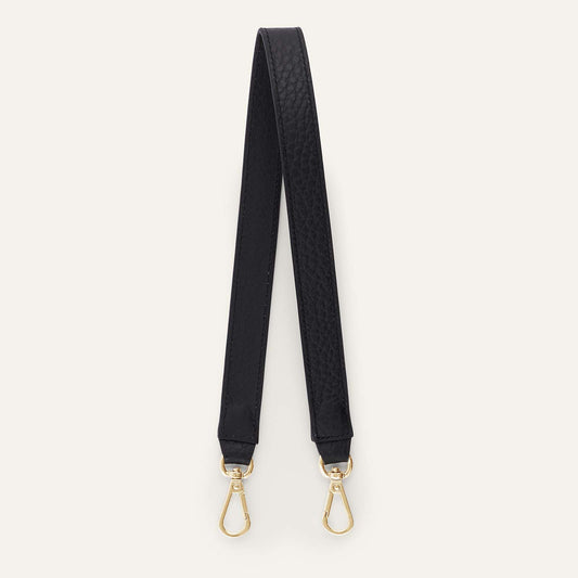 Grabette Handle | Black Bicouture with Gold hardware
