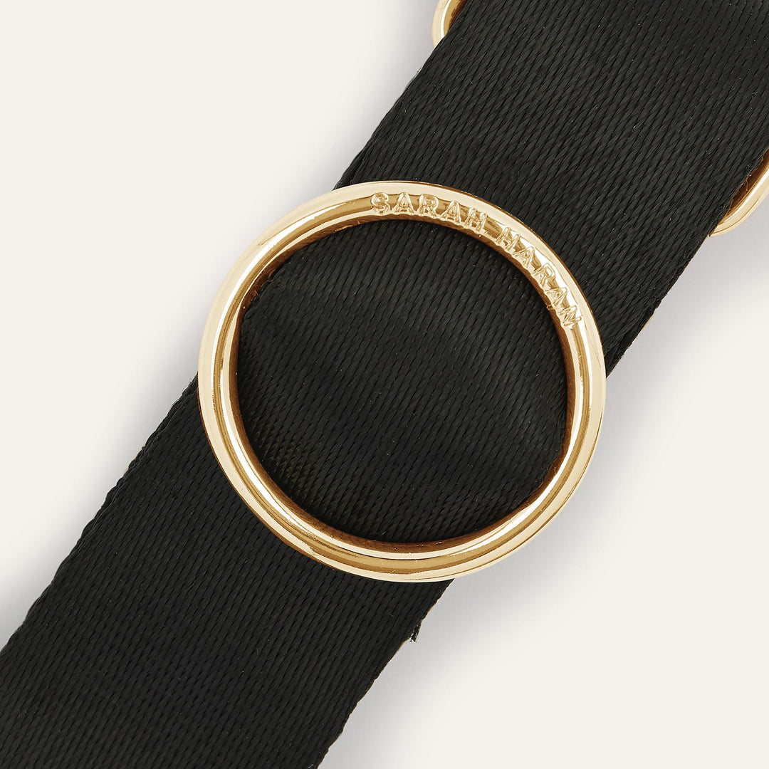 Black River Strap with Gold hardware detail| B01-G