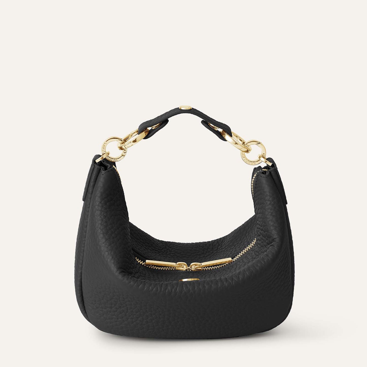 Tansy Sling | Black with Gold hardware