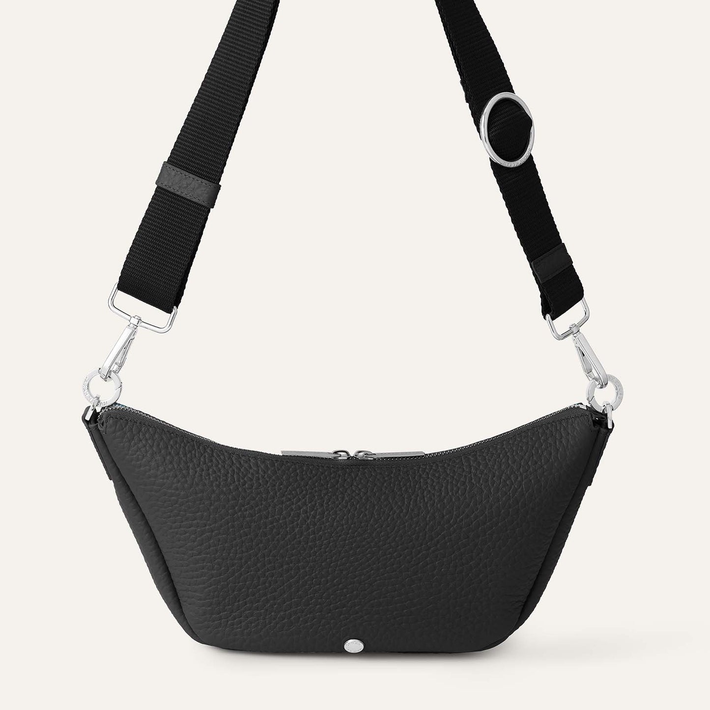 Tansy Sling | Black with Silver hardware