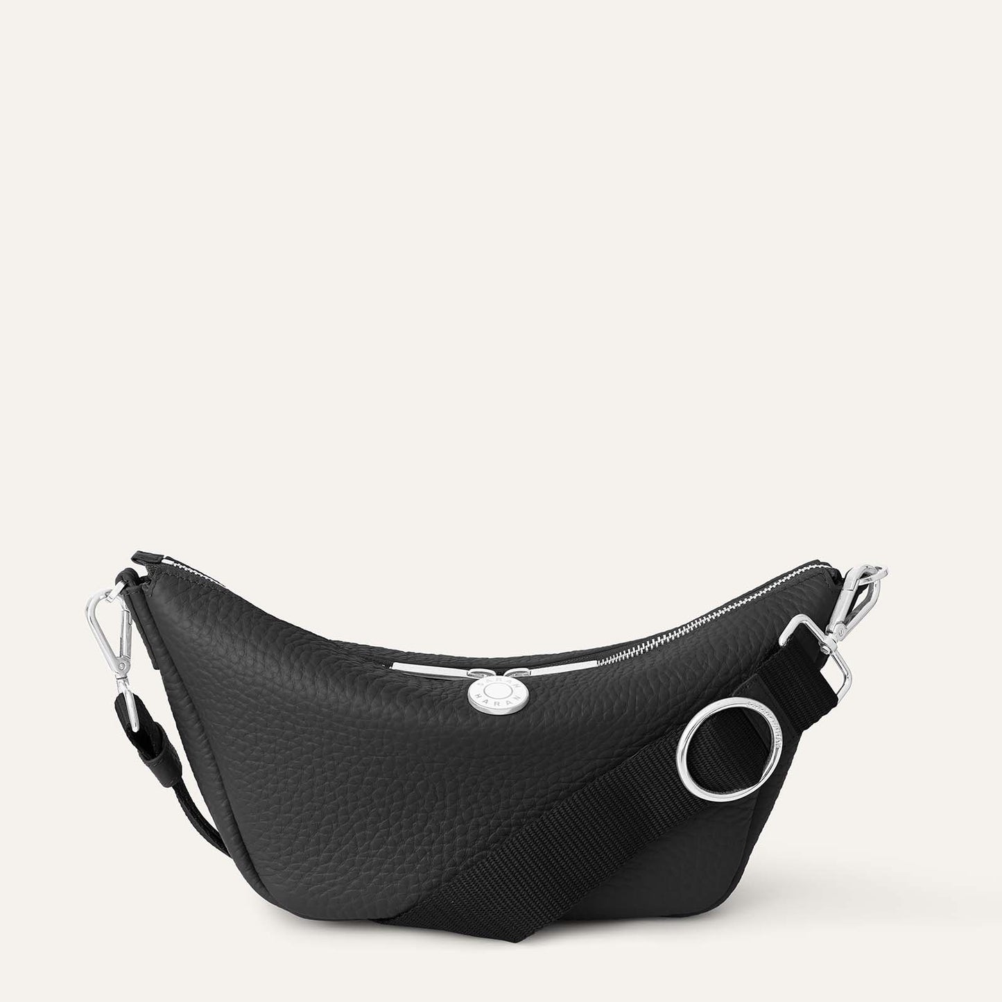 Tansy Sling | Black with Silver hardware