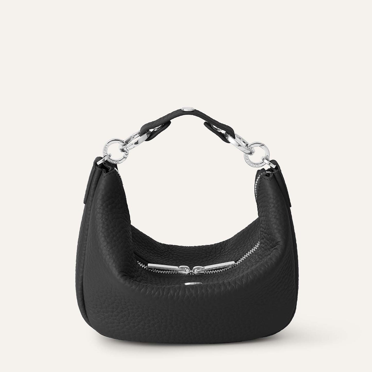 Tansy Sling | Black with Silver hardware