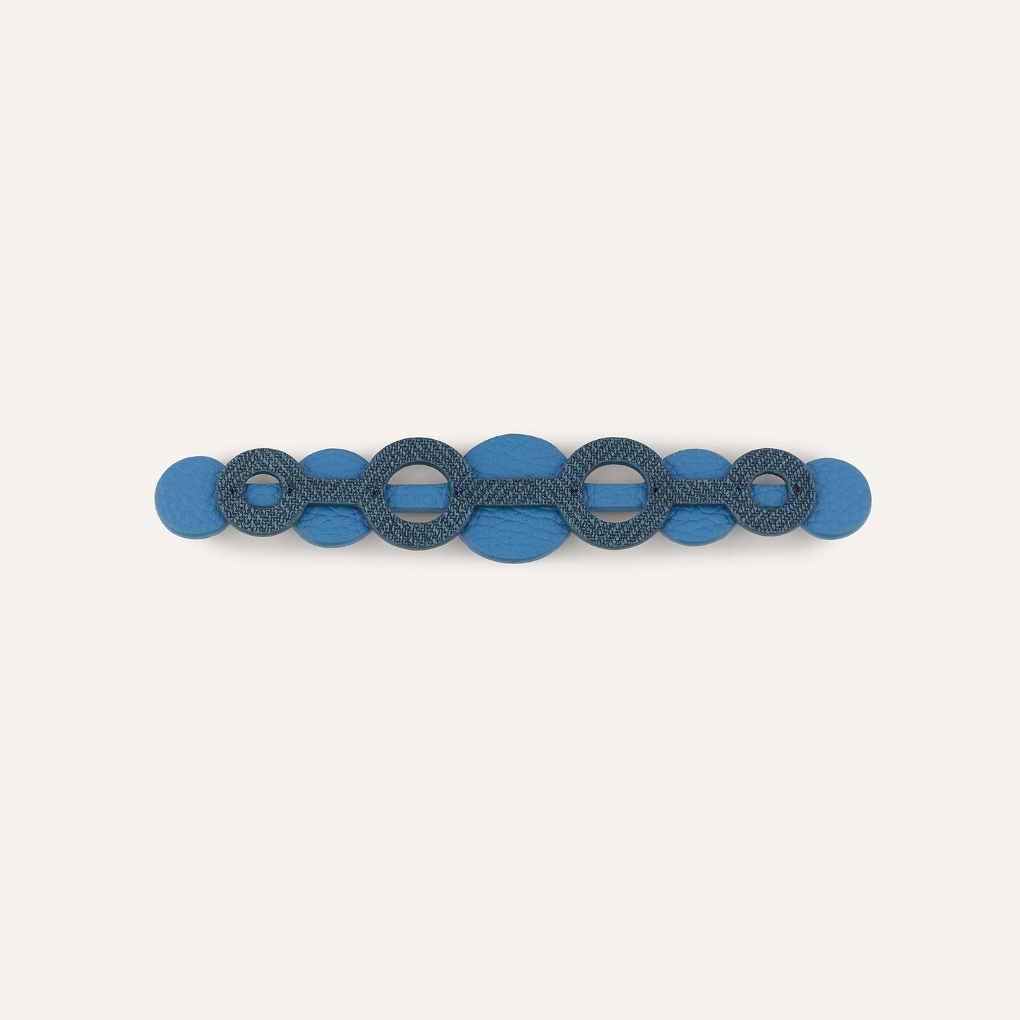 Deco Duo Mini | Blue Denim Retro Blue with Gold hardware