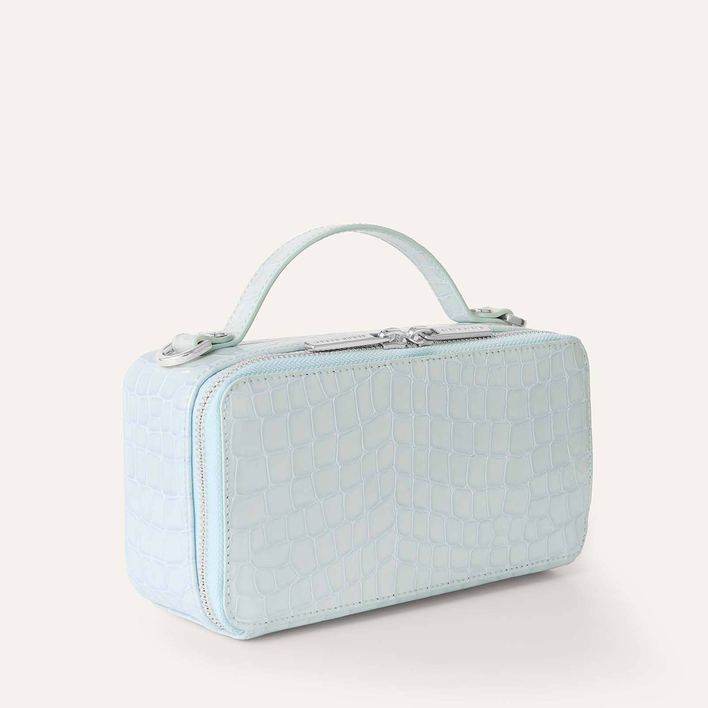 Marie Handbag | Pearl Blue with Silver hardware