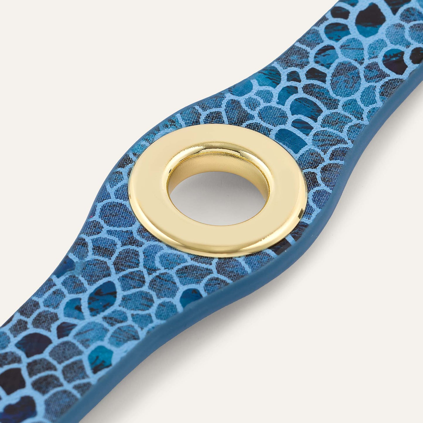 Deco Classic | Blue Mosaic with Gold hardware