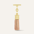 Capsule Tassel Mini | Blush Rose with Gold hardware