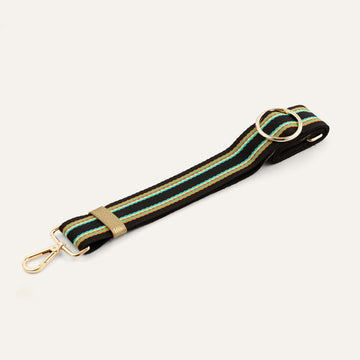 River Strap | Bright Stripe with Gold hardware