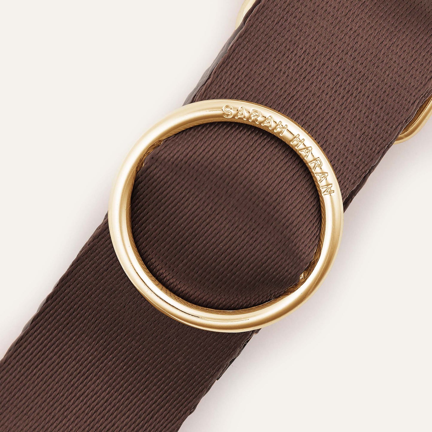 River Strap | Brown with Gold hardware