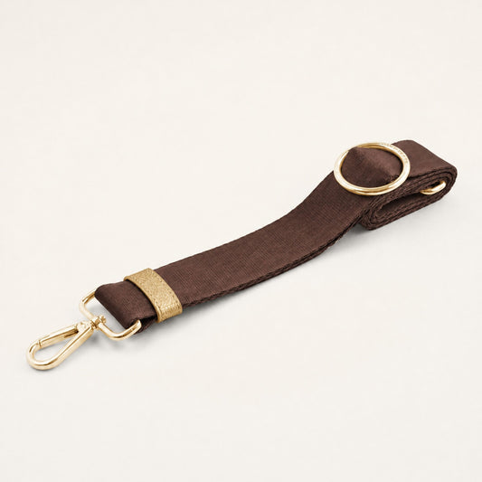 River Strap | Brown with Gold hardware