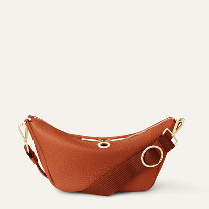 Tansy Sling | Burnt Orange with Gold hardware