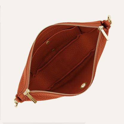 Tansy Sling | Burnt Orange with Gold hardware