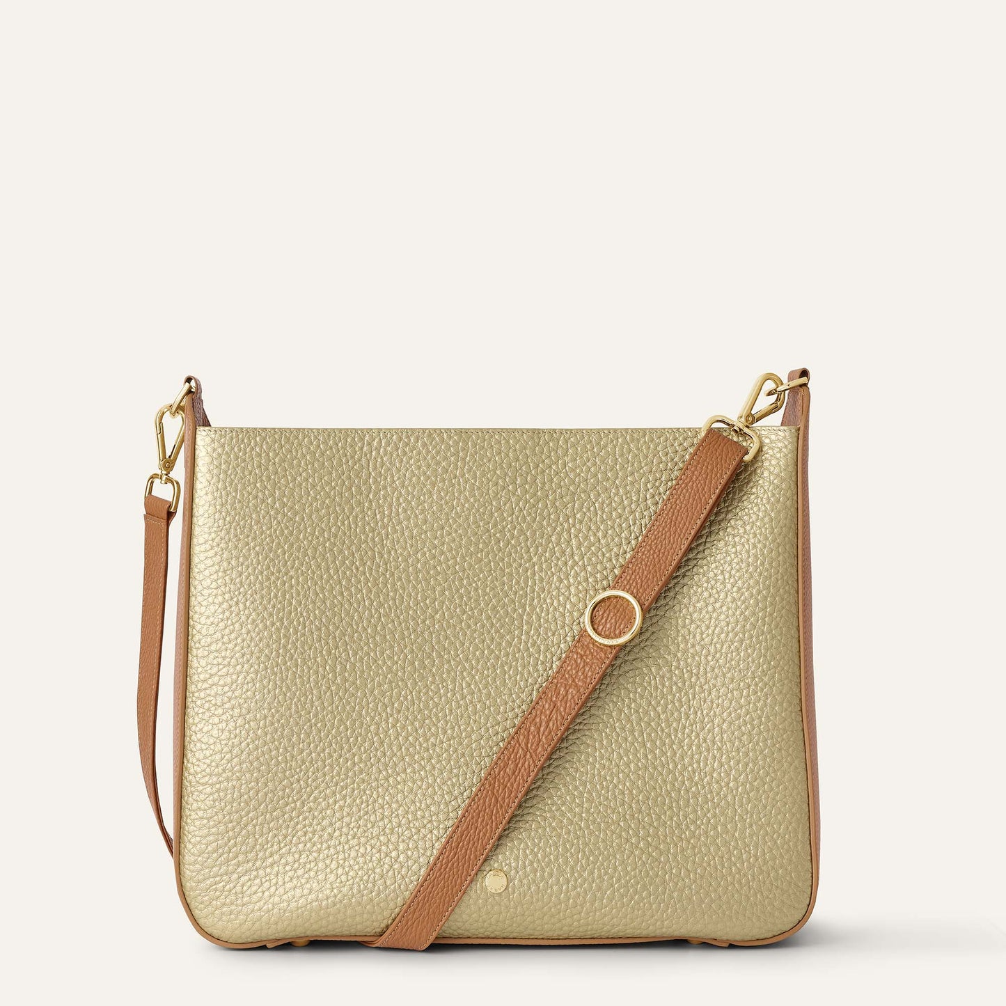 Tansy Hobo | Gold Tan with Gold hardware