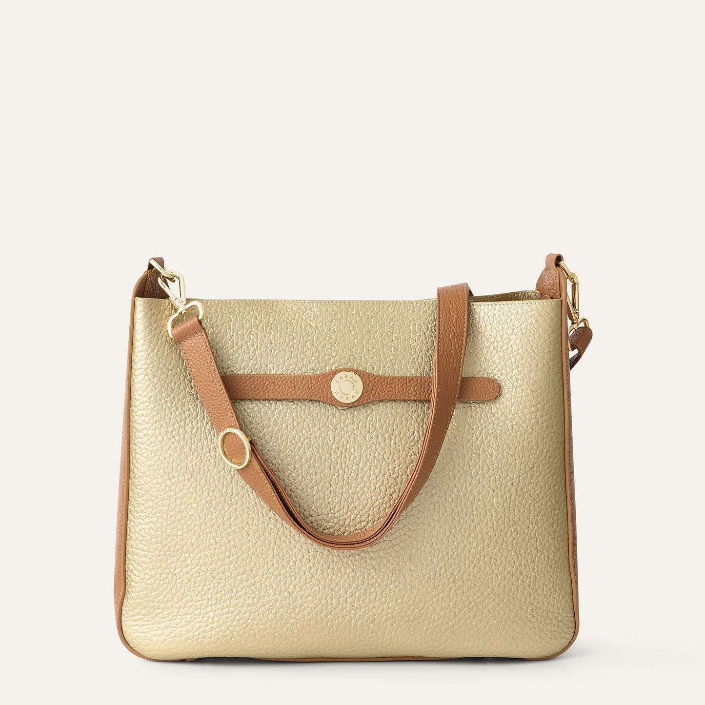 Tansy Hobo | Gold Tan with Gold hardware