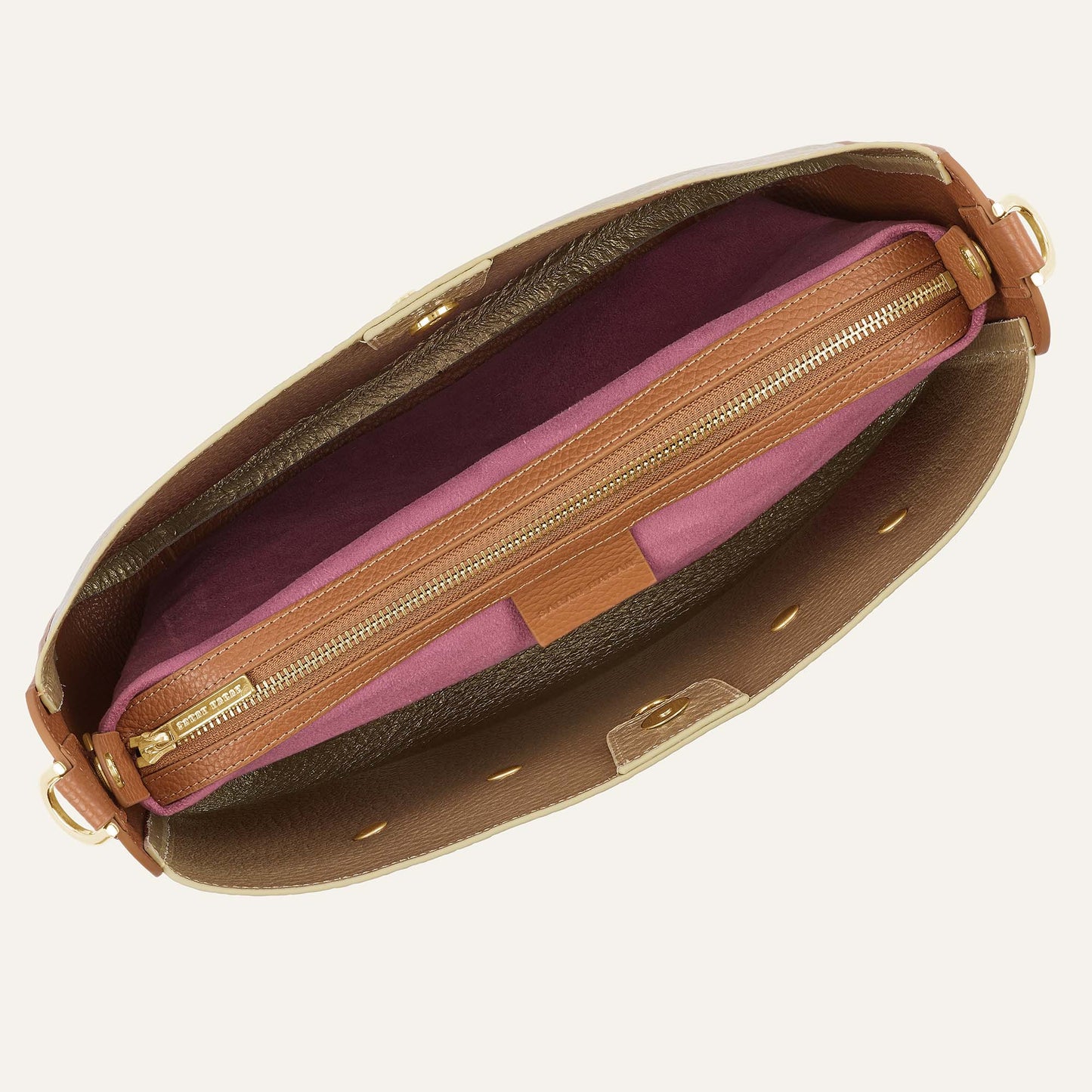 Tansy Hobo | Gold Tan with Gold hardware