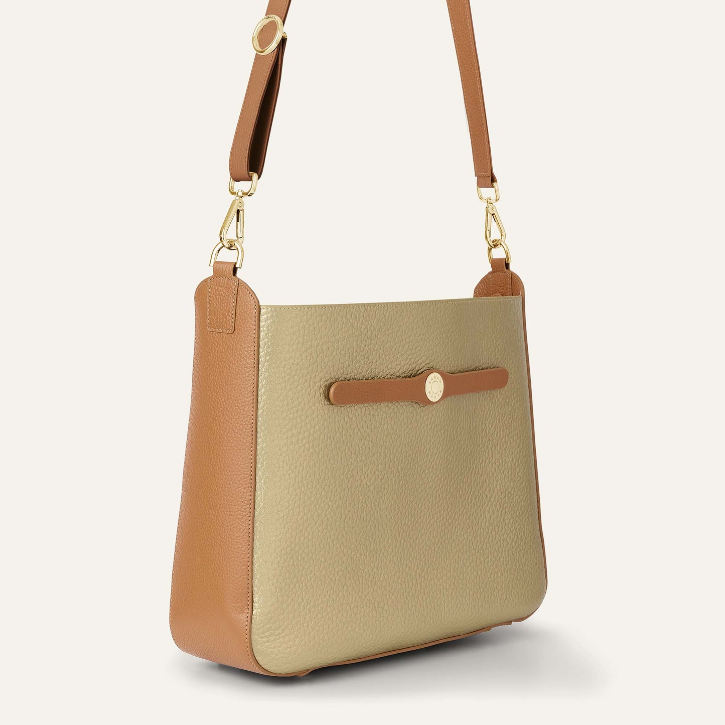 Tansy Hobo | Gold Tan with Gold hardware