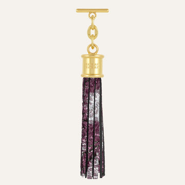 Capsule Tassel Classic | Cheri Lace with Gold hardware