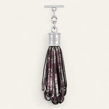 Lantern Tassel | Cheri Lace with Silver hardware