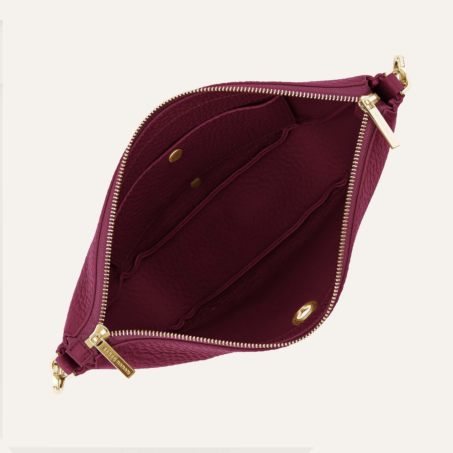 Tansy Sling | Cherry with Gold hardware