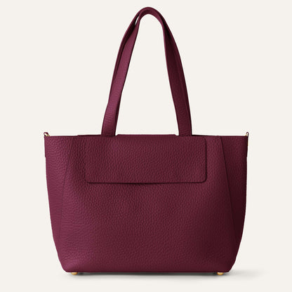 Tansy Tote | Cherry with Gold hardware