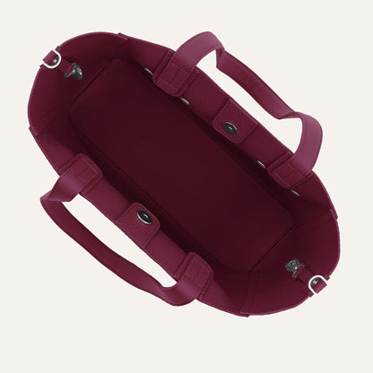 Tansy Tote | Cherry with Silver hardware