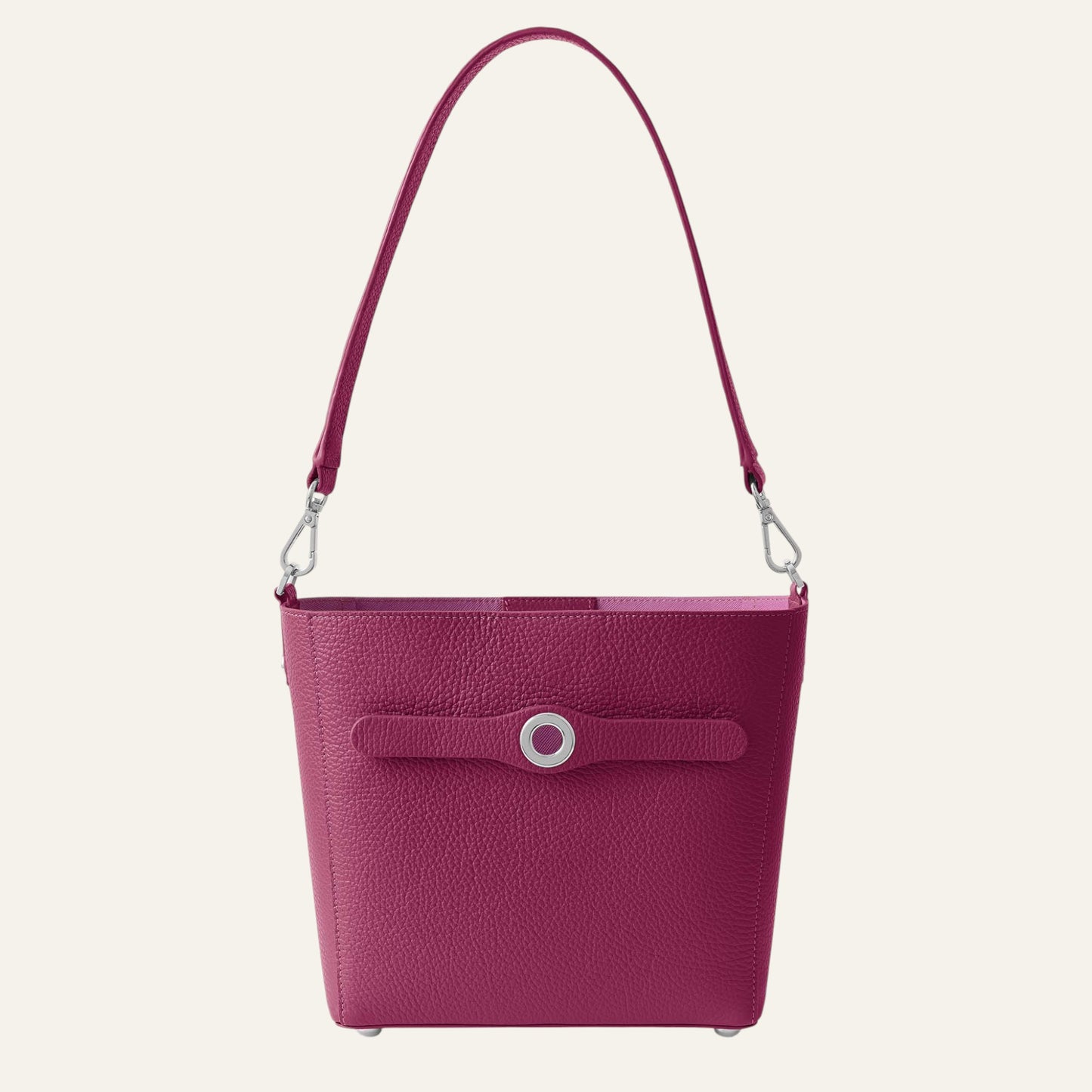 Mini S | Cheri with Silver hardware