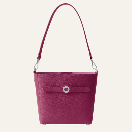 Mini S | Cheri with Silver hardware