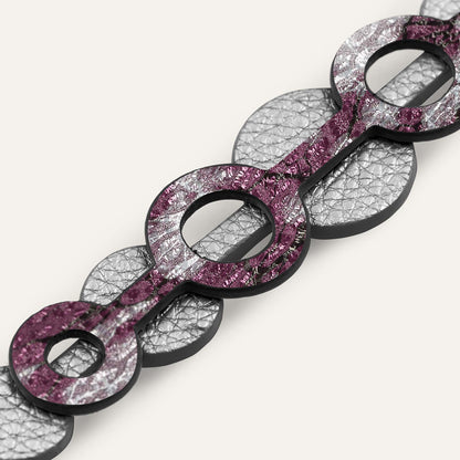 Art Deco Duo Mini | Cheri Lace with Silver hardware