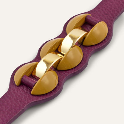 Luxe Loop Deco Classic | Cheri with Gold hardware