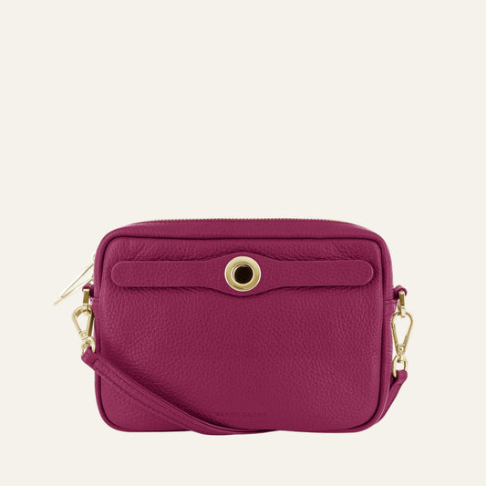 Millie Crossbody | Cheri with Gold hardware