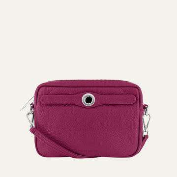 Millie Crossbody | Cheri with Silver hardware