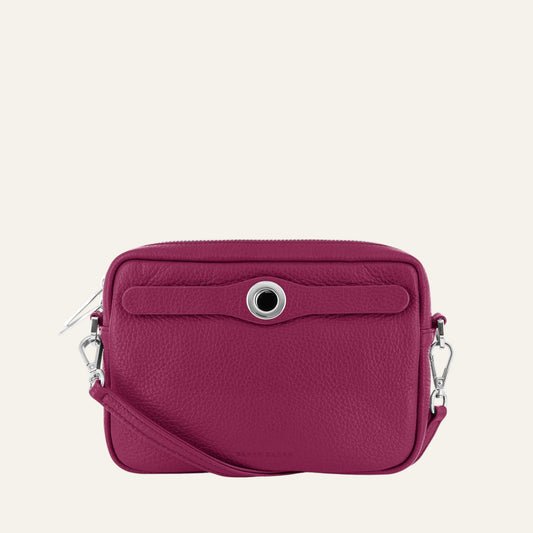 Millie Crossbody | Cheri with Silver hardware